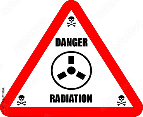 Paneau "Danger - Radiation"