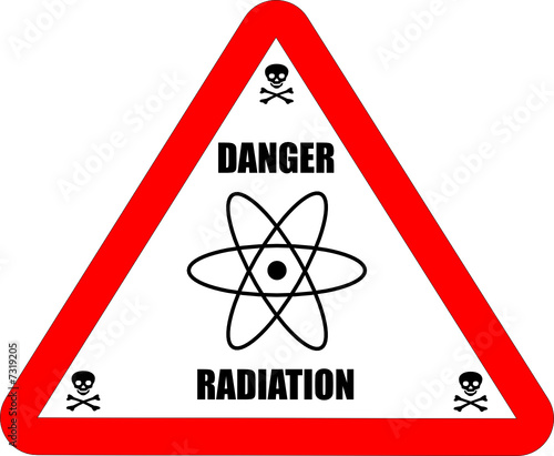 Paneau "Danger - Radiation"