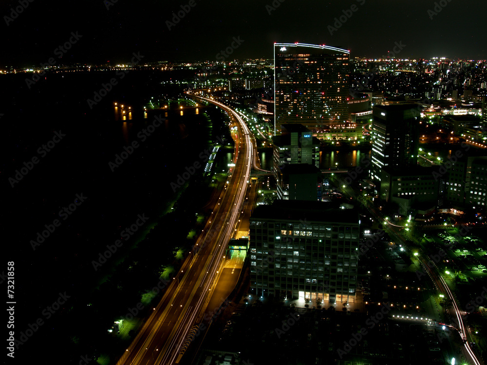 Fototapeta premium Fukuoka at night