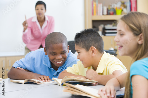 Elementary school classroom photo