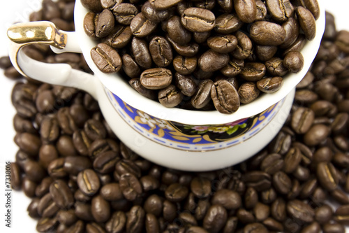 Half cup of coffee