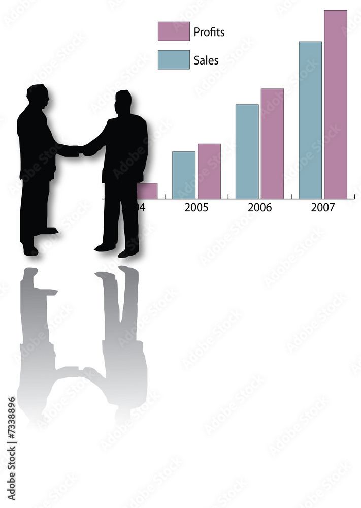 Obraz premium Business Success Concept Background