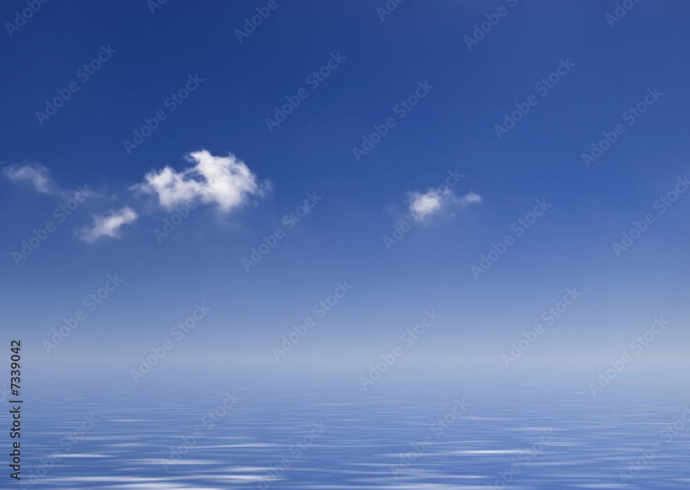 Fototapeta premium Clouds over Water