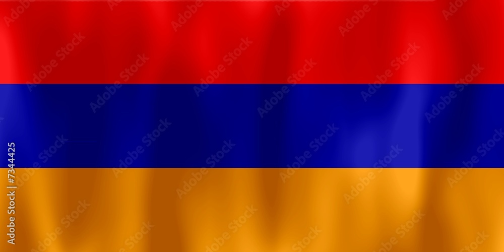 Fototapeta premium drapeau arménie armenia flag