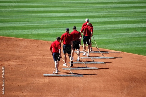 Photography baseball ground crew