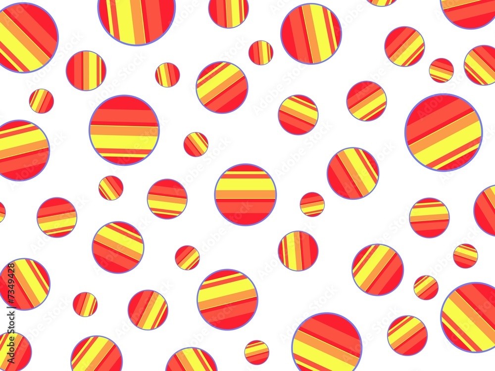 Retro line spots Retro line spots