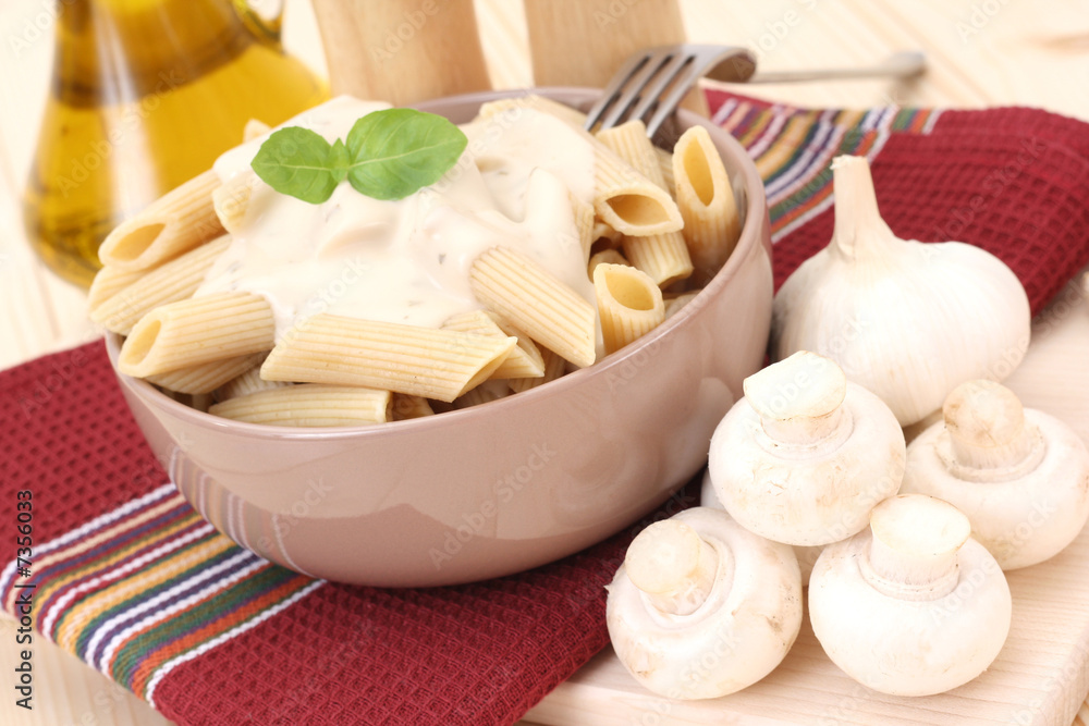 penne with sauce penne with sauce