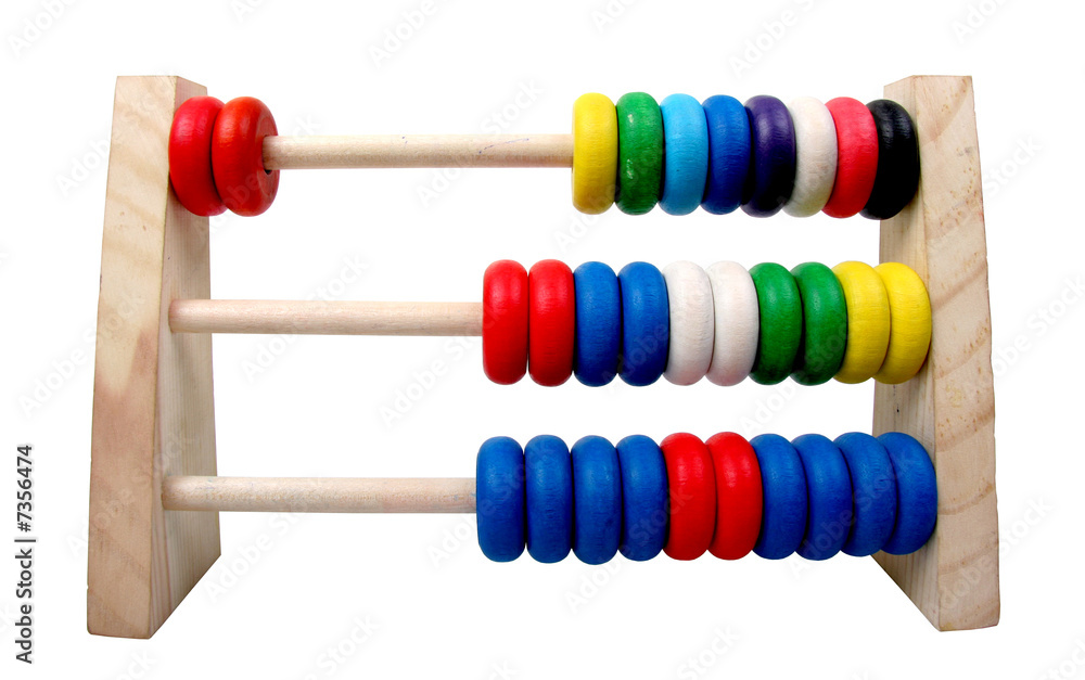 isolated toy abacus isolated toy abacus