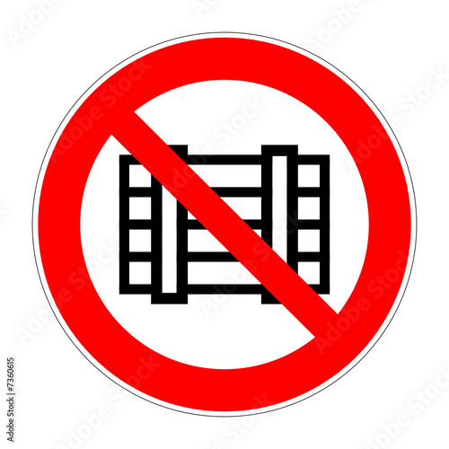 schild abstellen lagern
