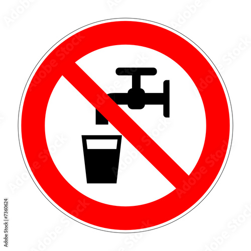schild kein trinkwasser