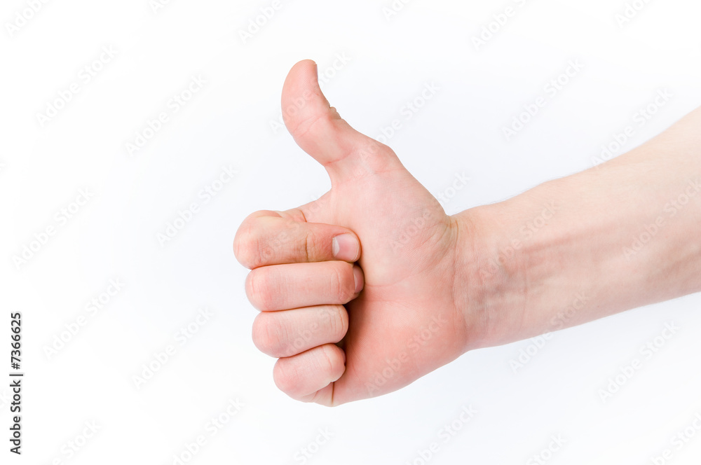Hand showing ok sign Hand showing ok sign