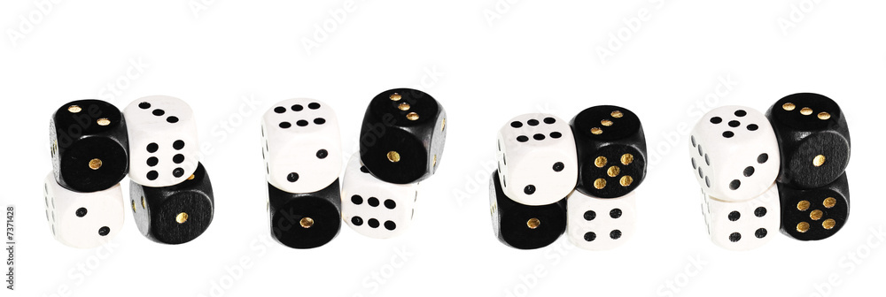 Dices. Playing Bones. Dices. Playing Bones.