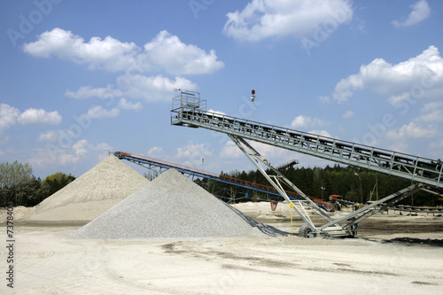 Mine of gravel
