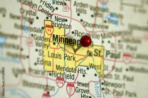 Map of Minneapolis