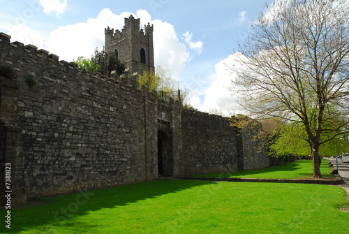 Dublin City Wall(1240 A.D), St Audoens Church photo