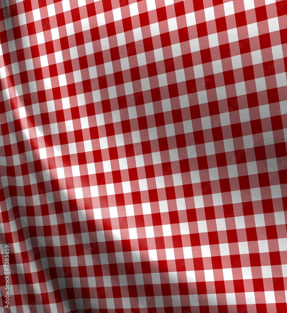 Red picnic cloth texture Red picnic cloth texture