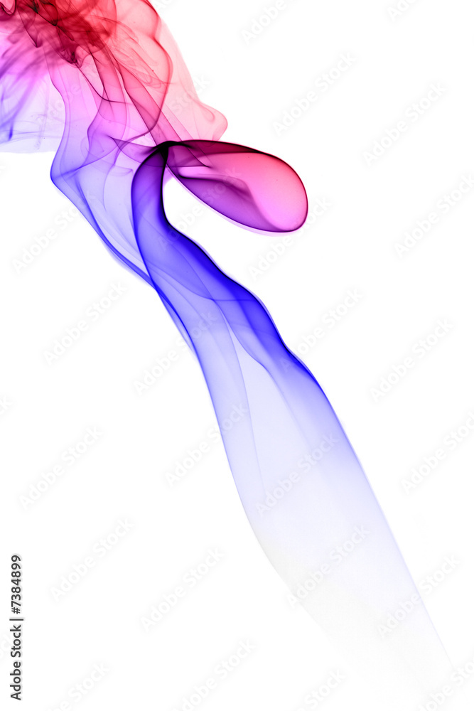 Colored smoke isolated Colored smoke isolated
