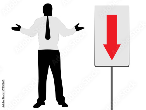 Worried businessman