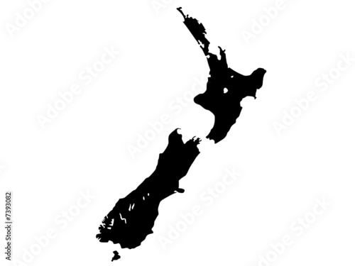 New Zealand Vector Map