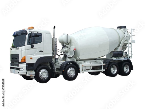A Cement Delivery Lorry.