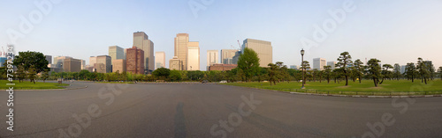 Tokyo cityscape from the imperial palace photo