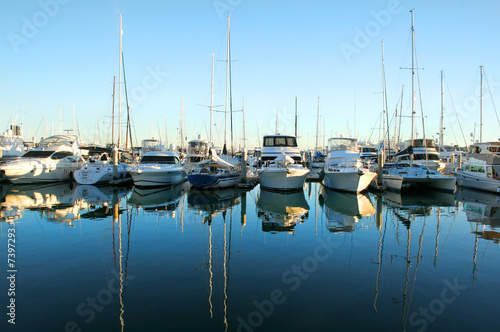 Marina Boats At Daybreak © jabiru