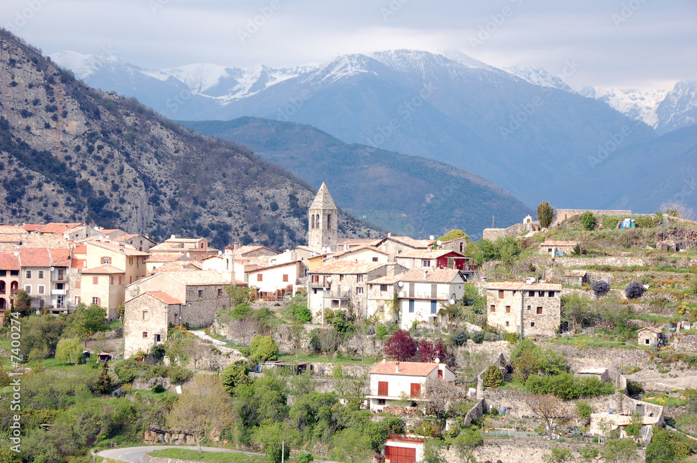 Utelle; village des Alpes Maritimes