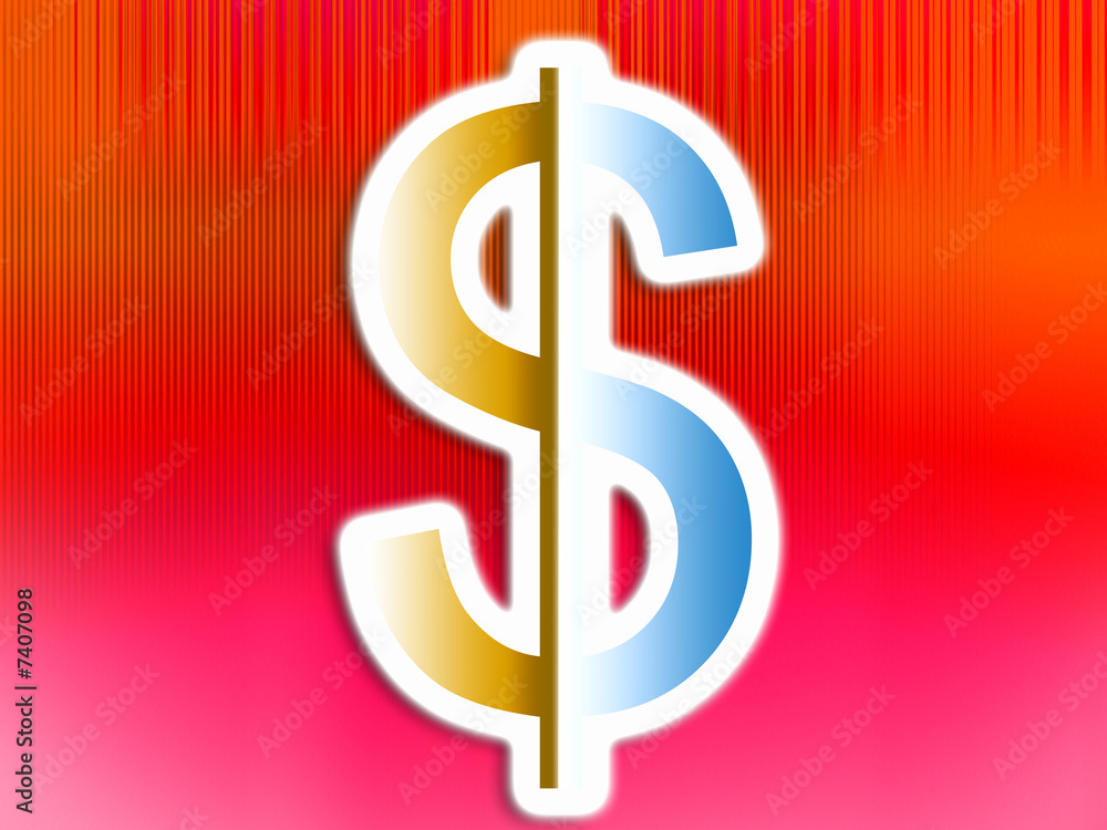 Obraz premium Dollar 10