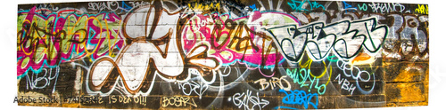 Graffit spaying wall