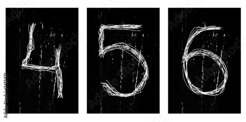 Digits is scratchs.