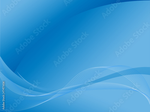 abstract blue background with curves