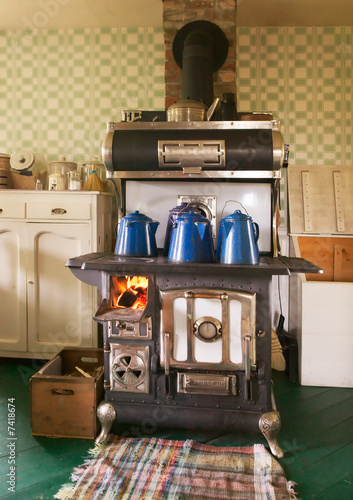 Antique Cast Iron Kitchen Stove