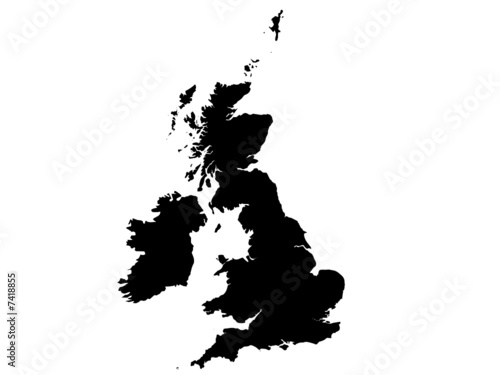 British Isles Vector Map