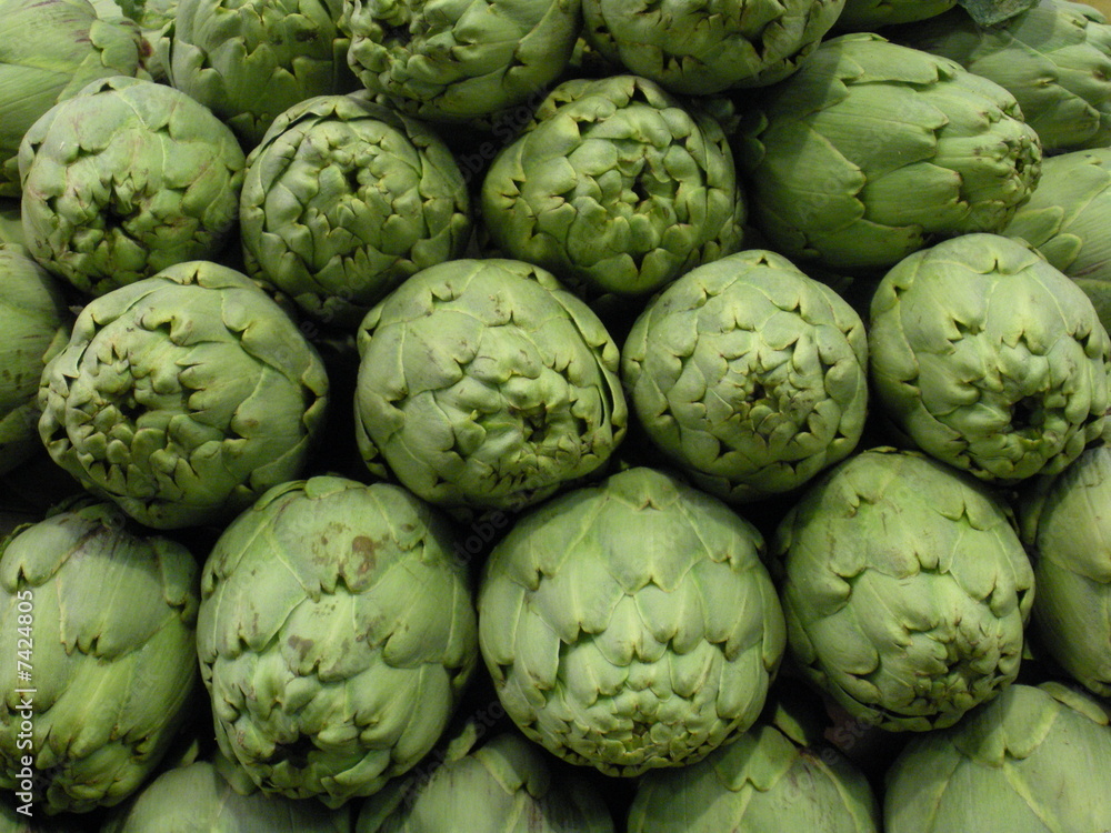 artichokes at the market artichokes at the market