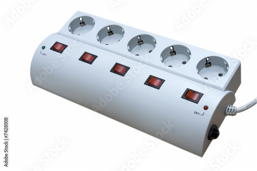 Extension cord isolated
