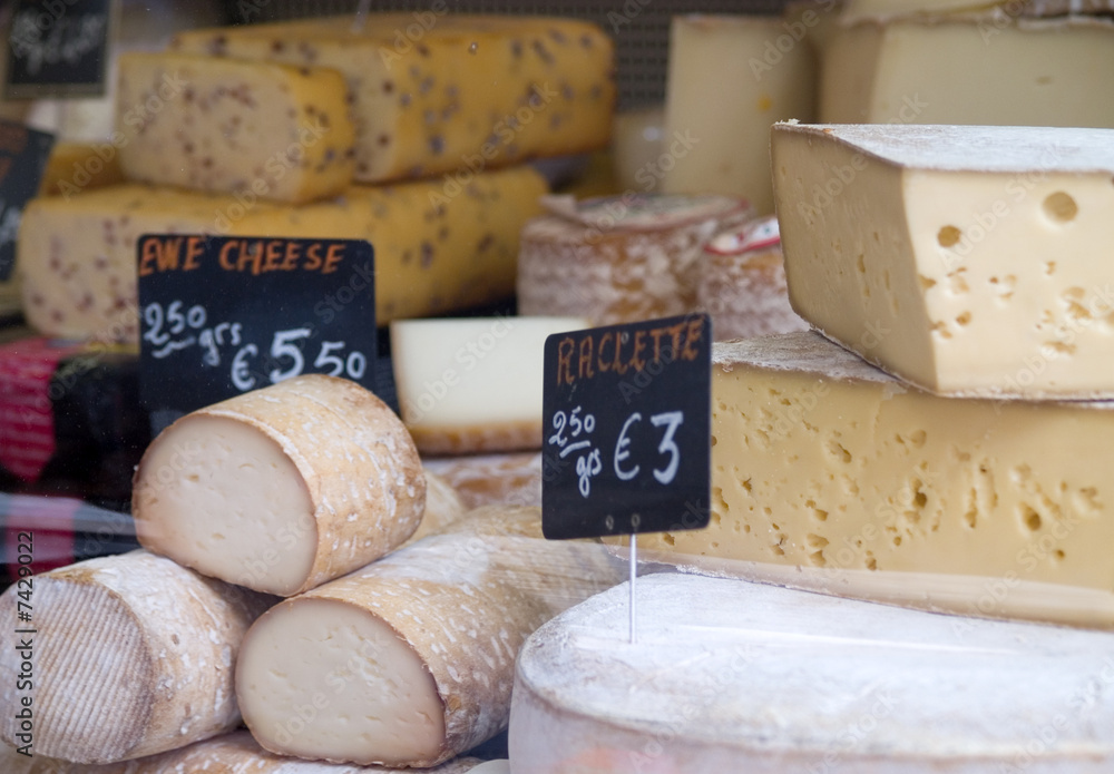 Fototapeta premium cheeses market