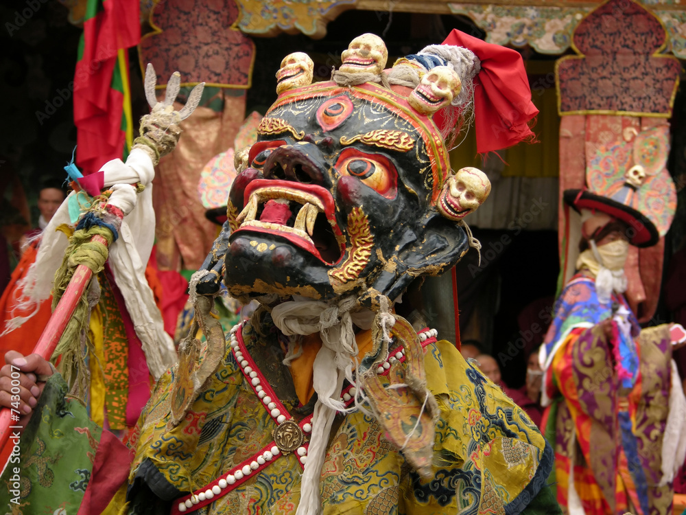 Buddhist mask