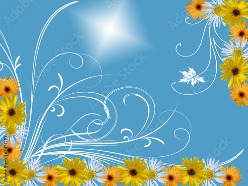 flowers frame