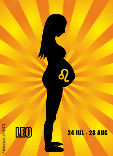 Femme enceinte : bébé Lion (24 Jul - 23 Aou) 