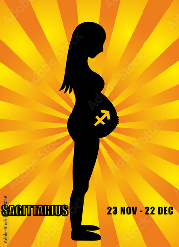 Femme enceinte : bébé Sagittaire (23 Nov - 22 Dec) 