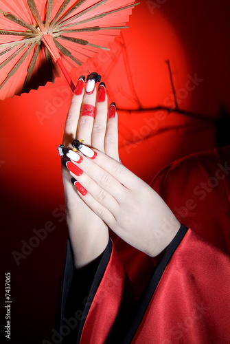 Fototapeta Kabuki (Nail Design)