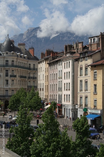 Obraz na płótnie Place notre dame grenoble
