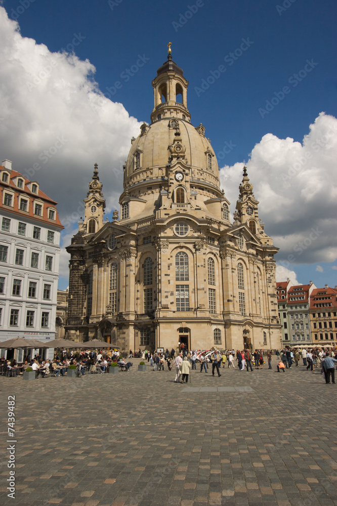 Fototapeta premium Frauenkirche Dresden Sachsen Deutschland