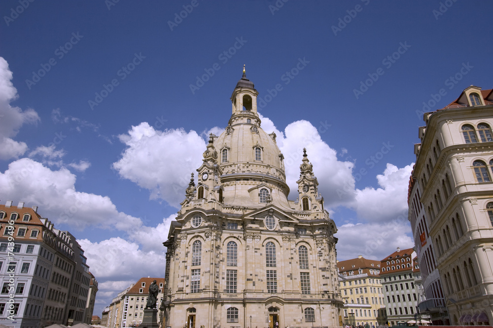 Dresden Frauenkirche Neumarkt Sachsen 