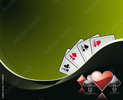 gambling background with casino elements