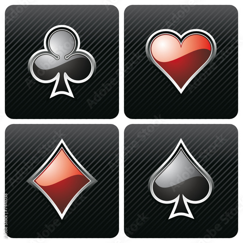 gambling illustration with casino elements