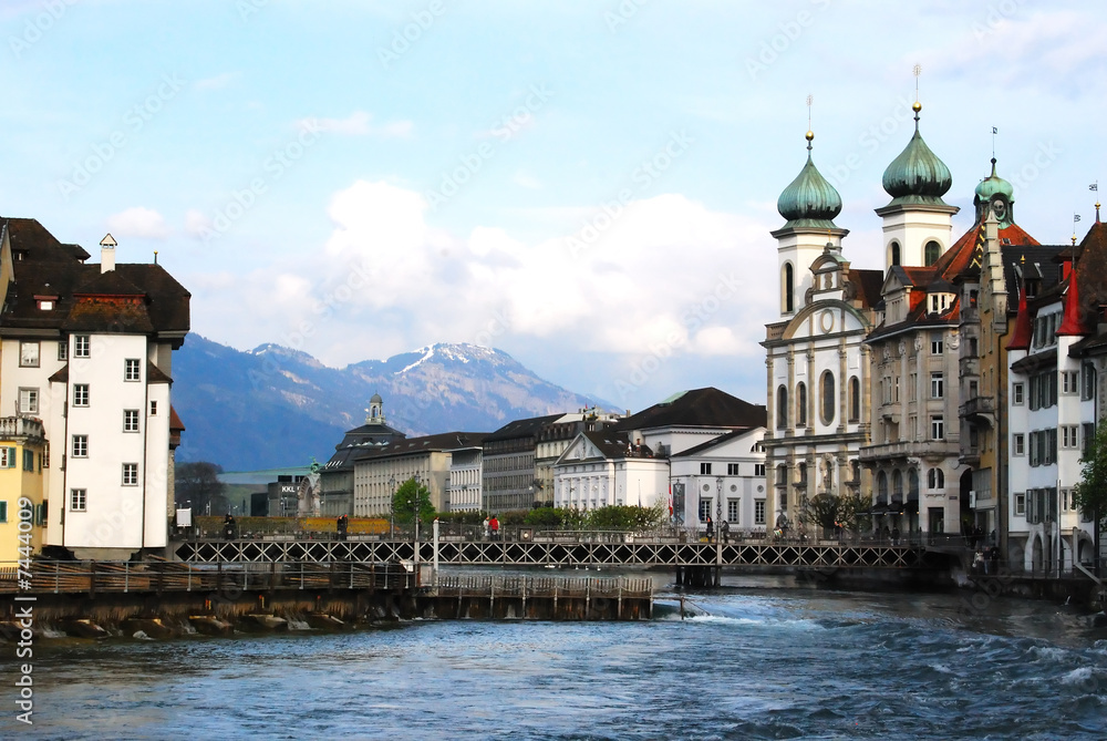 Obraz premium View of Lucerne, Swinzerland