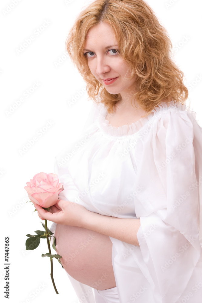 beautiful pregnant woman