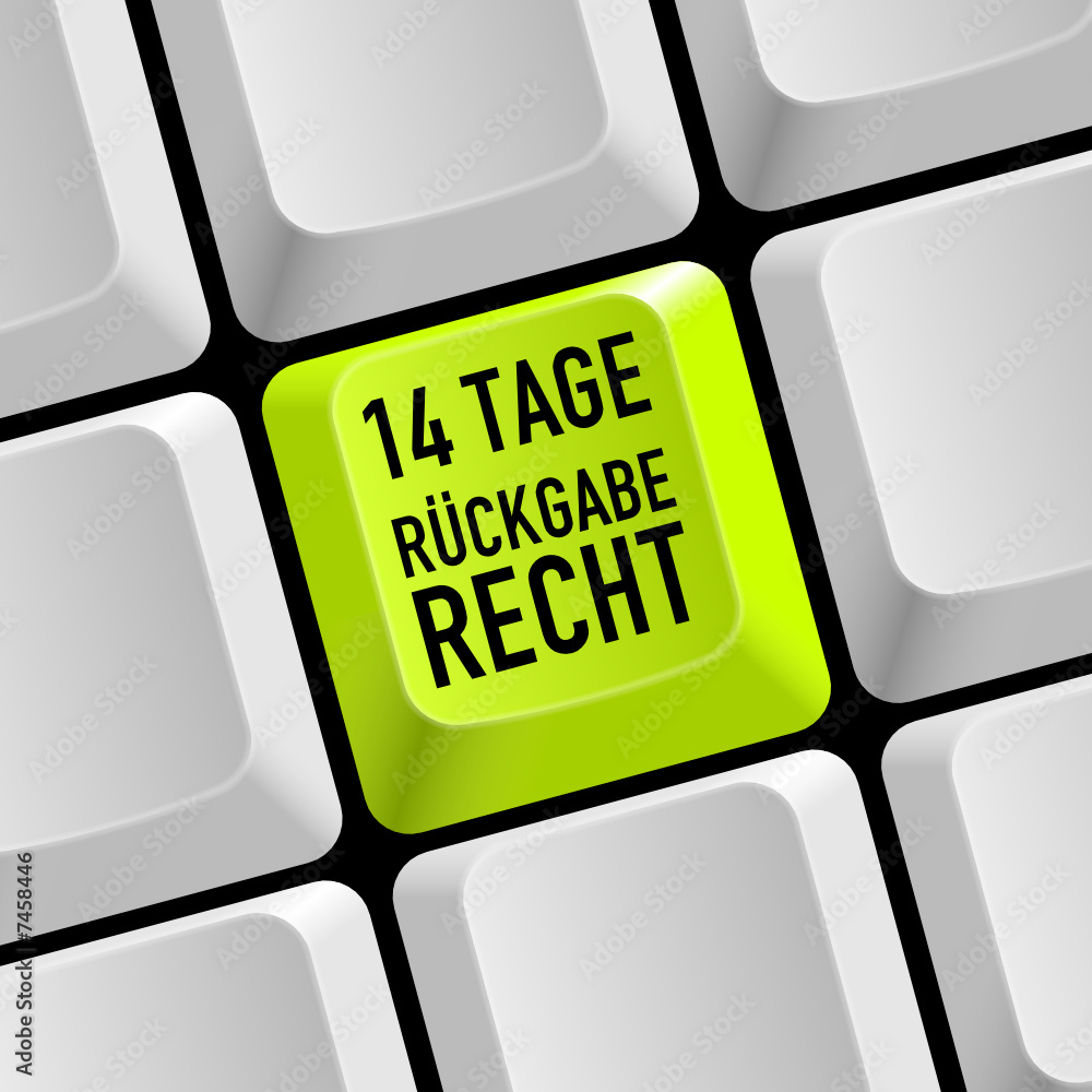 taste rückgaberecht 14 tage Adobe Stock
