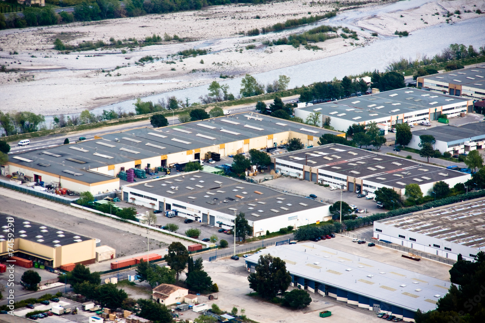 Zone industrielle de Carros (Alpes maritimes) Photos | Adobe Stock